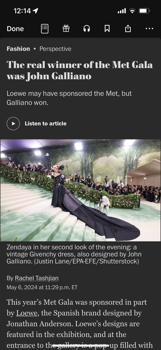 On all the Galliano on the Met Gala carpet. Gift link! wapo.st/44upn2G