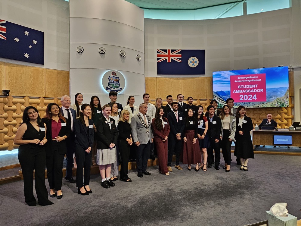 The 2024 Mayor's Student Ambassadors have been announced today at an event on the Gold Coast. Selected Griffith University students will engage and represent the local Gold Coast community as part of the program. We look forward to seeing where the experience takes them!