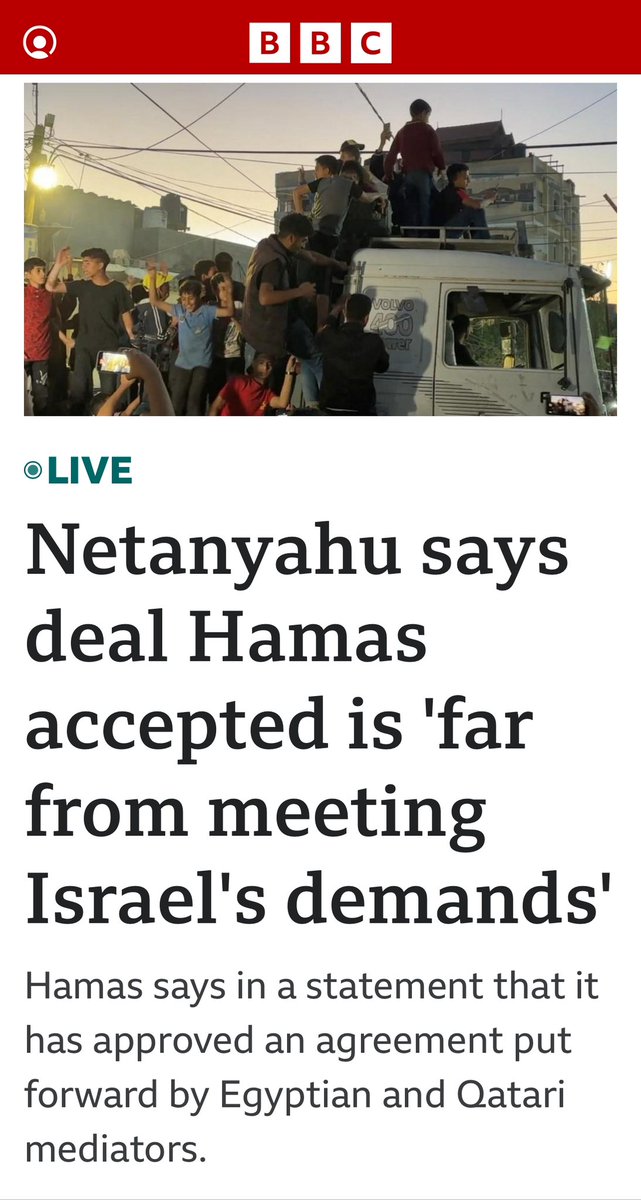 Deal is on the table yet Netanyahu chooses genocide instead #stopthekillingnow