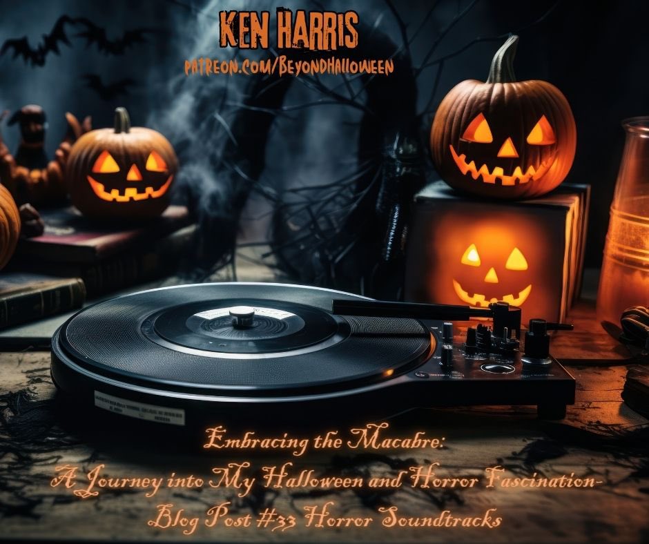 Embracing the Macabre: A Journey into My Halloween and Horror Fascination- Blog Post #33- Horror Soundtracks has been delivered to my Patreon. Seven day free trial available now for you to discover more about my macabre passions.
#soundtrack #horrormovies  #filmscore #blogger