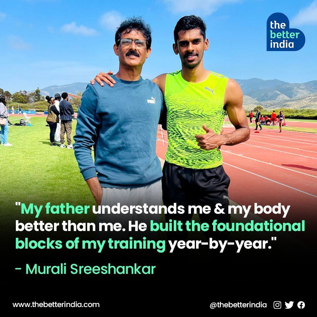 'As a young kid, my father used to take me to the ground; I enjoyed playing and running with him. 

#Inspiration #FatherSon #Coach #Training #Sacrifices #HardWork #IndianAthlete #Kerala 

[Kerala, Inspiration, Sports, Hard work, Indian Athlete]