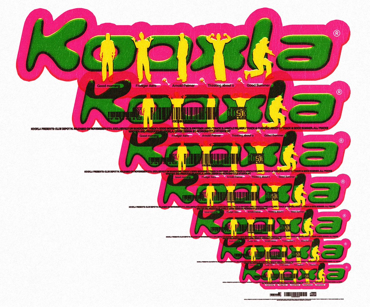 Type design for @kxmusic Club Depot IV that I really loved