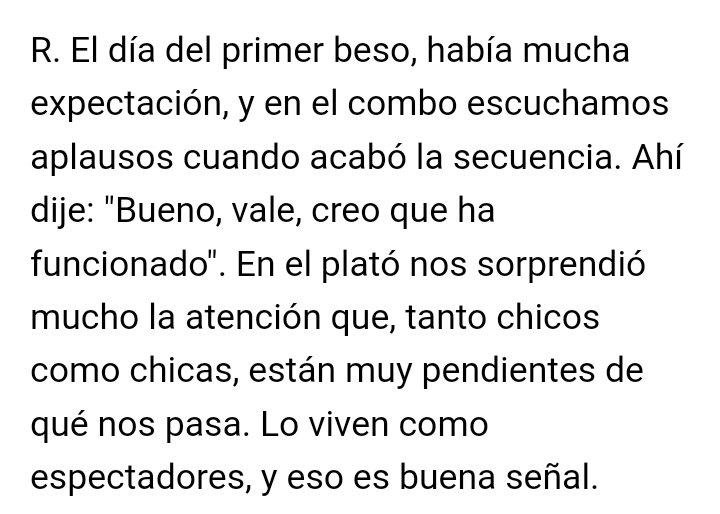 esa entrevista de Belmonte me dejó el corazón calentito 🥹❤️ #mafin