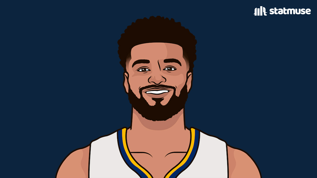 Jamal Murray this playoffs: 37.5 FG% 29.4 3P%