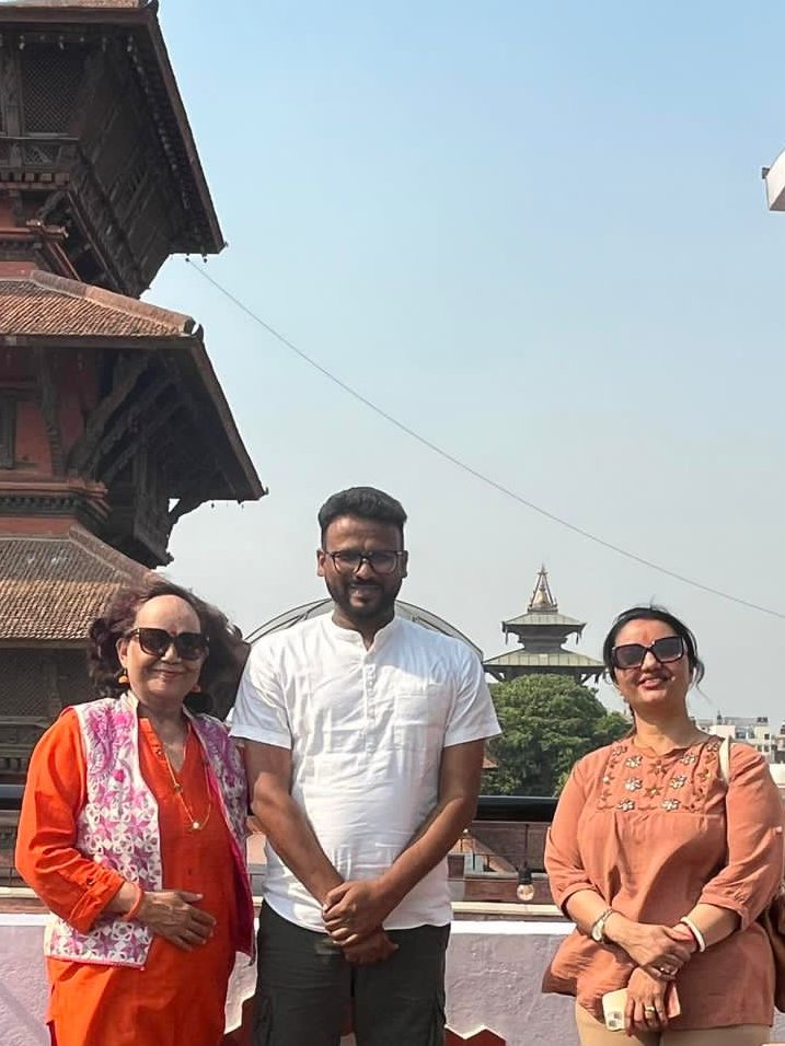 KLF Founder & Director @Rashmirparida at #Kathmandu for the upcoming 3rd Kathmandu Kalinga Literary Festival, met Kathmandu KLF team members, Acclaimed writer Prof. Beena Poudyal. #KathmanduKLF #Nepal #KalingaLitfest