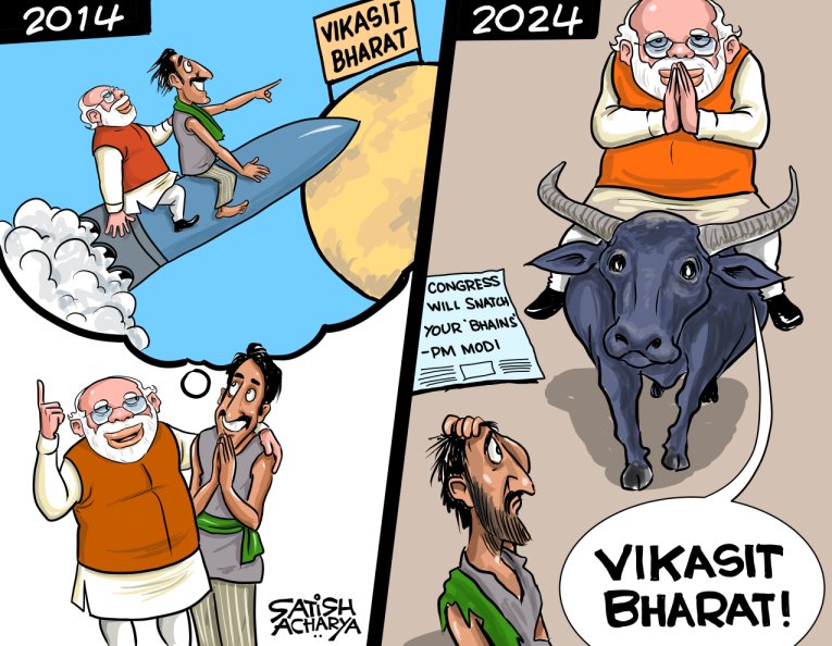 Vikasit Bharat yatra! #2024elections #bhains