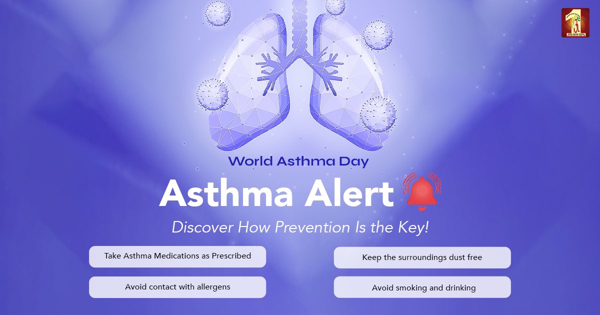 This #WorldAsthmaDay, let's empower and educate everyone on proper Asthma care and symptoms management, advocate for accessibility of medical care and do our bit to ensure cleaner air by minimizing pollution!