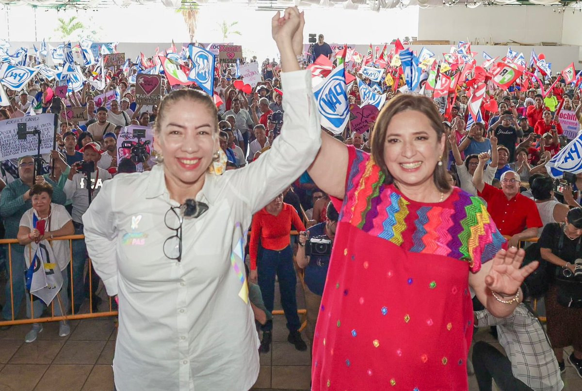 ¡Qué gran campaña estás haciendo en Chiapas mi querida @OlgaLuzMx !

En el debate y en el día a día estás demostrando que tienes la mejor preparación y las mejores propuestas.

¡A seguirle! Tienes todo mi apoyo. 🫶🏼

#VamosARecuperarChiapas