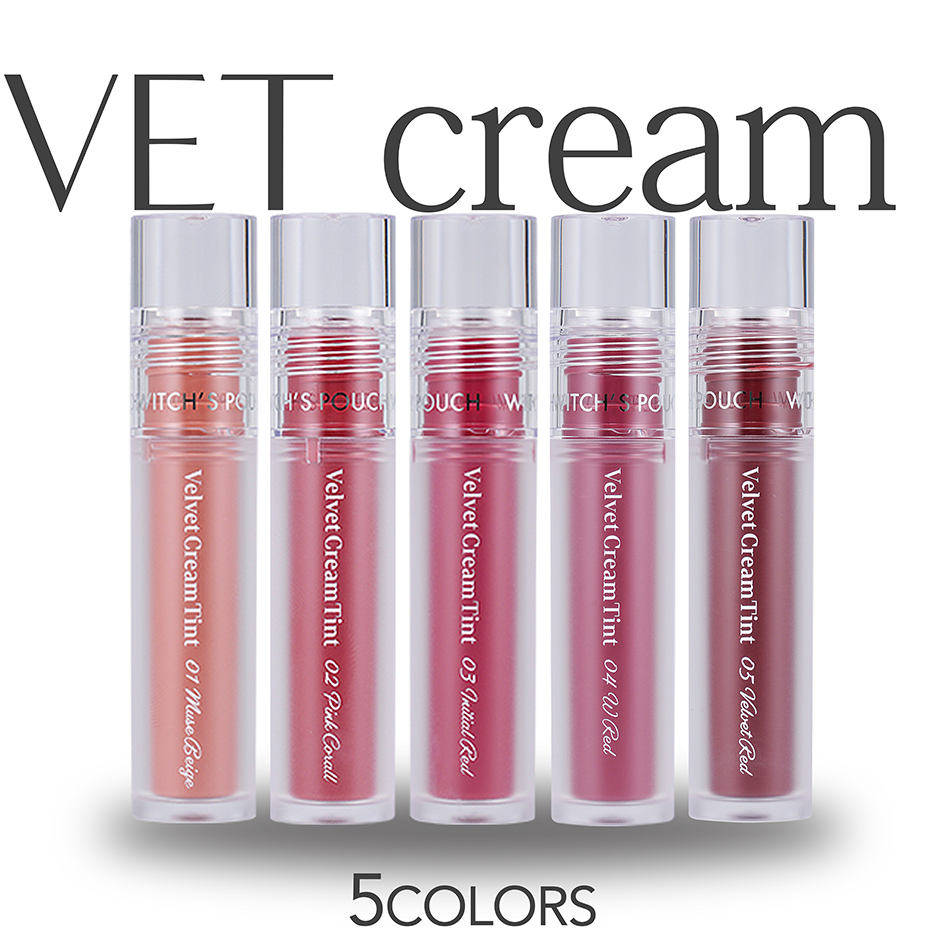witchspouch's tweet photo. 軽やかさとベルベットのような優しさ🫧
VELVET cream tint【ベルベットクリームティント】
5/8新発売✨

ナチュラルな5色のカラーバリエーション！
潤いを保ってぴったりフィット。
軽量成分で質感も軽やか。
1日中、優しいつけ心地のクリームティント❤️

＜Qoo10公式＞
https://t.co/7ikokWUsWI https://t.co/eBQ8ONmaWs