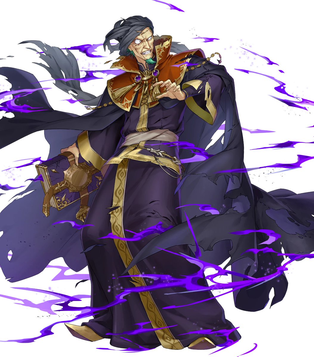 Full Artwork of Fallen Nergal!
The Artist is Shibayama wankuro.

Nergal can steal up the bonus status effects and heal with his [Essence Drain] status!