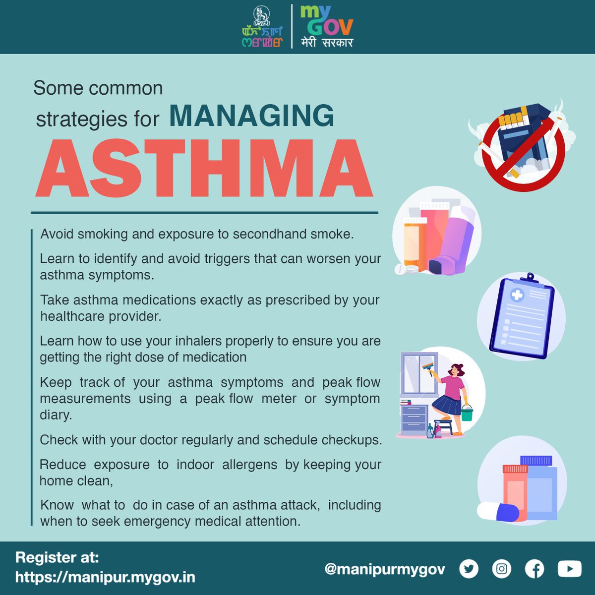 Stay on top of your asthma management with these key strategies! Empower yourself with these essential strategies for managing asthma effectively. From avoiding triggers to proper medication usage and regular checkups, take control of your asthma journey.