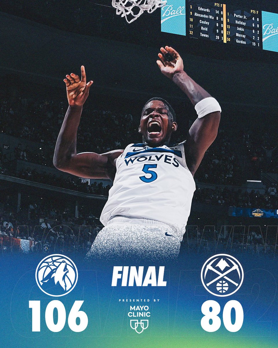 Timberwolves's tweet image. COMING HOME WITH BOTH WINS.