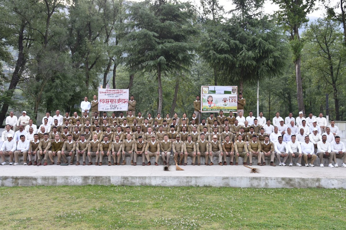 2nd Bn #ITBP, Kullu launched 'Mission lifestyle for environment' programme on 06 May, 2024.
#HIMVEEERS
#Mission_Life