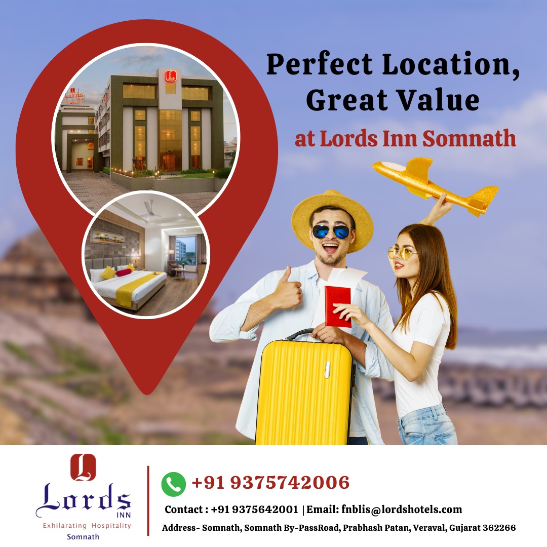 Discover the perfect blend of prime location and unbeatable value at Lords Inn Somnath. 

Your ideal getaway awaits! 

For more details, call:- +91-9375642001 | 9375742006

#LordsHotels #LordsInnSomnath #PerfectLocation #GreatValue  #Comfort #Hospitality #Hotels #hotelbooking