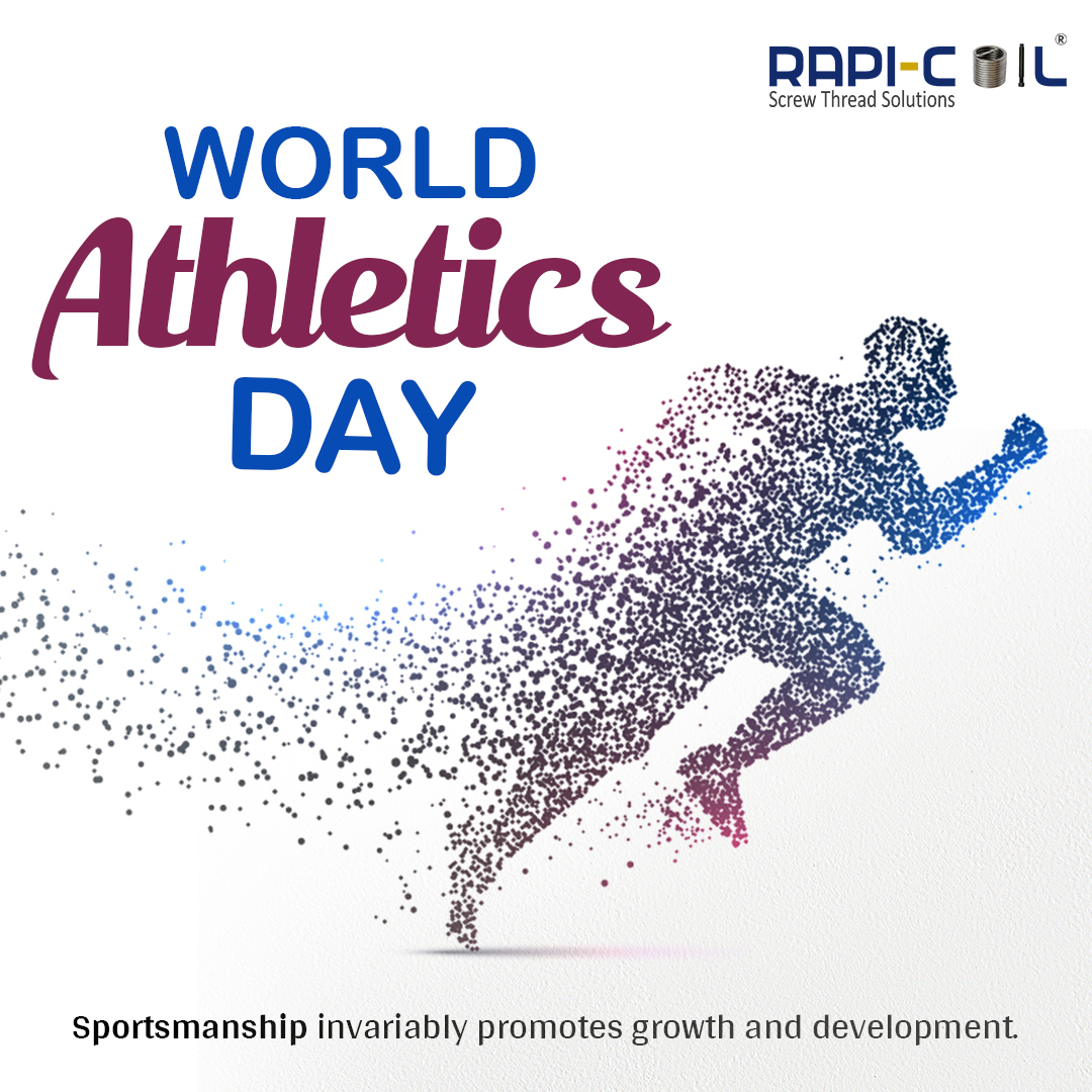 'Athletics is more than just a sport - it's a lifestyle that brings people together. Happy World Athletics Day!'
#WorldAthleticsDay #AthleticsDay #RunJumpThrow #FitnessMotivation #TrainLikeAnAthlete #HealthyLiving #Sportsmanship #TrackAndField #FitFam #rapicoil