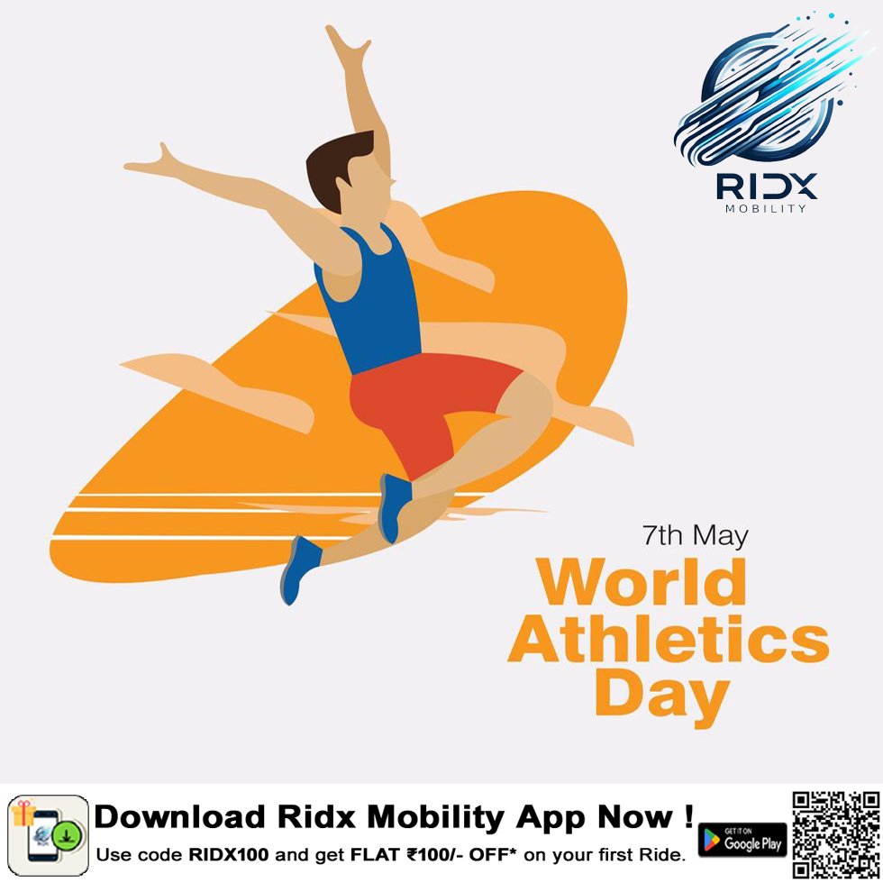 🌟 Happy World Athletics Day! 🌟 

Today, we celebrate the spirit of athleticism and the power of movement. At Ridx Mobility, we believe in the importance of staying active and healthy. 
 🏃‍♂️💨 

#WorldAthleticsDay #RidxMobility #StayActive #HealthyLiving #MoveMore