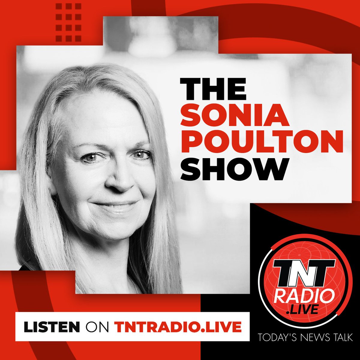 Today folks, I'm recommending you check out @SoniaPoulton and @tntradiolive between 8-10am. The world as it really is.....