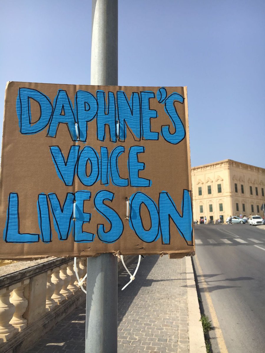 ‘Lying DCG’, eh? Daphne’s legacy lives on, because #TruthNeverDies . #DaphneCaruanaGalizia