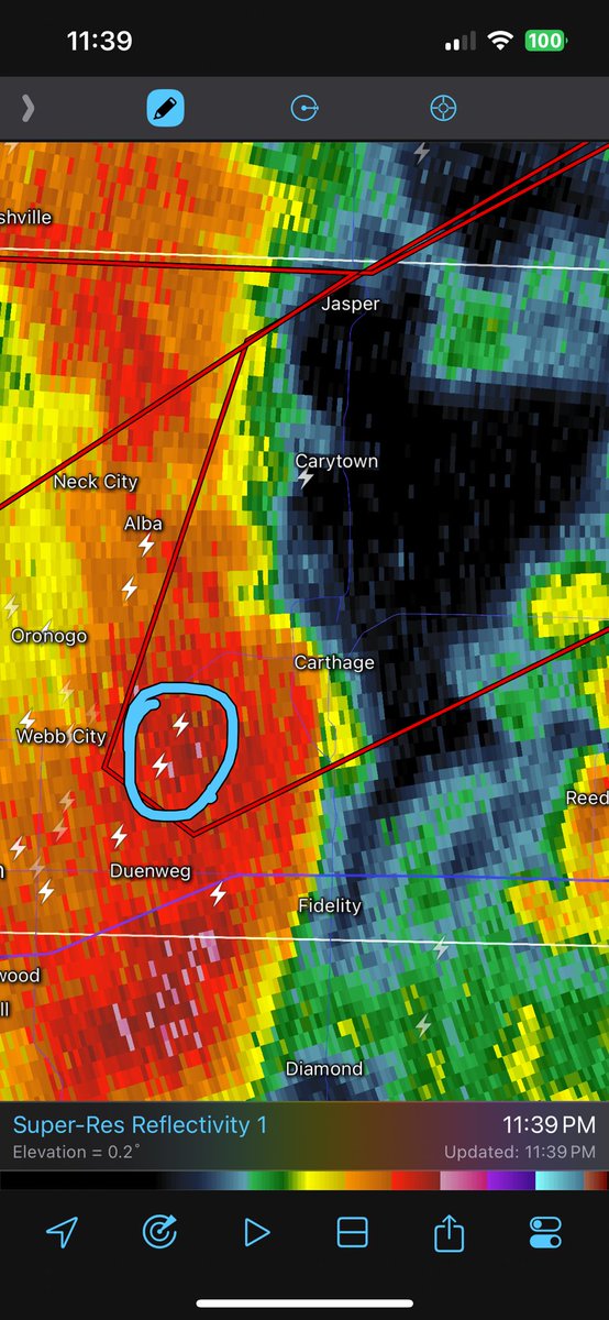 A confirmed #tornado is on the ground on the east side of Joplin. You need to be in shelter now if in Carthage. Wake up anyone who you may know there! #MOwx