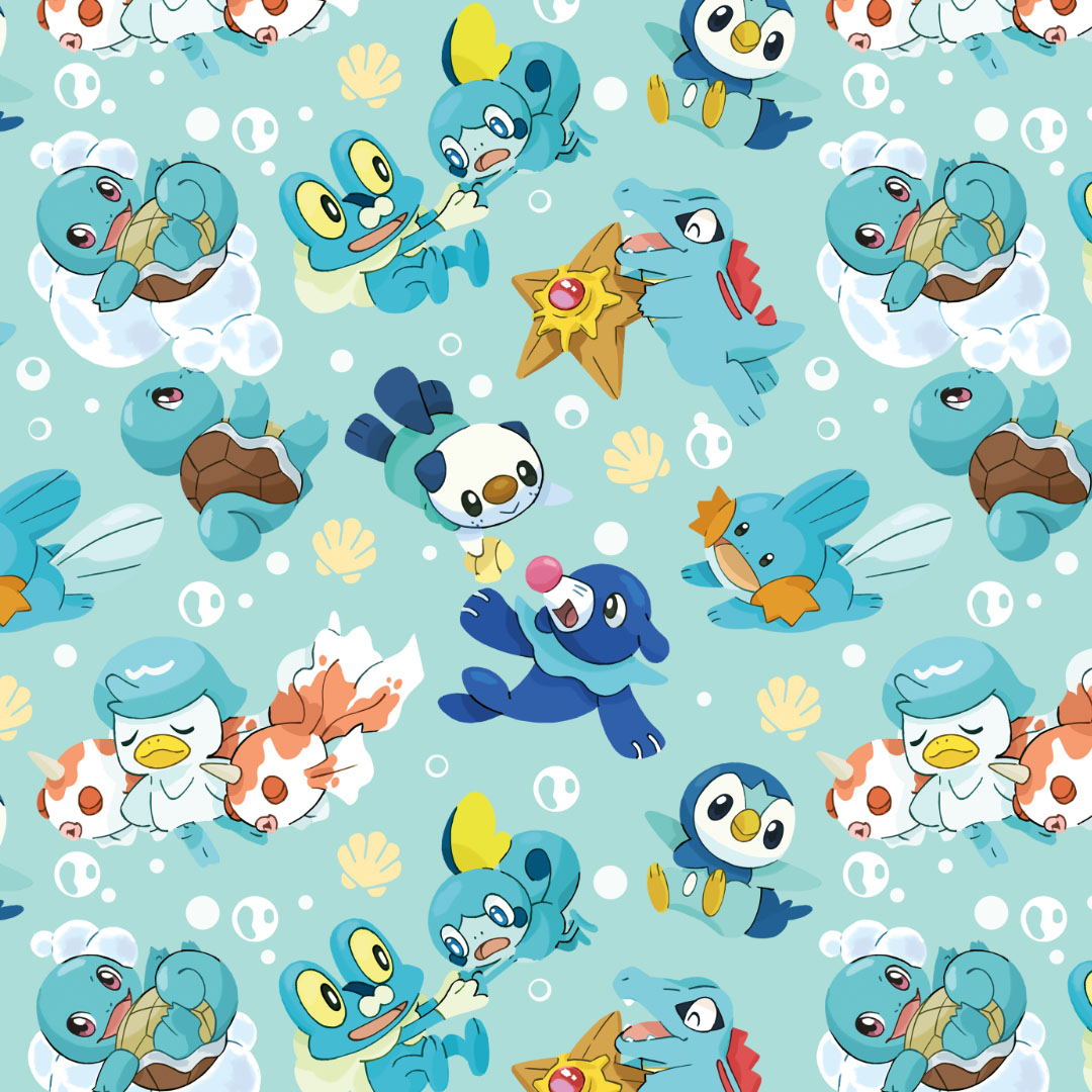 Water pokemon pattern!