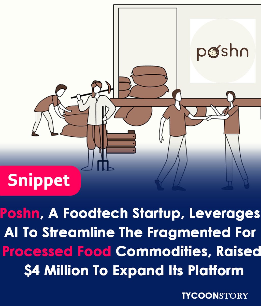 Poshn, raised $4M to expand its platform and enter Southeast Asia and the Middle East.
#FoodTech #StartupFunding #PreSeriesA #SeedRound #DebtFunding #VentureCapital #BusinessExpansion #AIAlgorithm #Marketplace #Commodities #Wholesale #Export #Import #food poshn.co