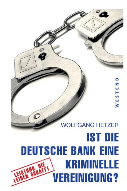Ist die Deutsche Bank eine kriminelle Vereinigung? Fragte vor Jahren Dr. Wolfgang Hetzer und schrieb ein Buch darüber. Finanziert die Deutsche Bank immer noch russische Kriminelle und damit den russischen Krieg, das ist die heutige Frage. @BaFin_Bund @BMF_Bund