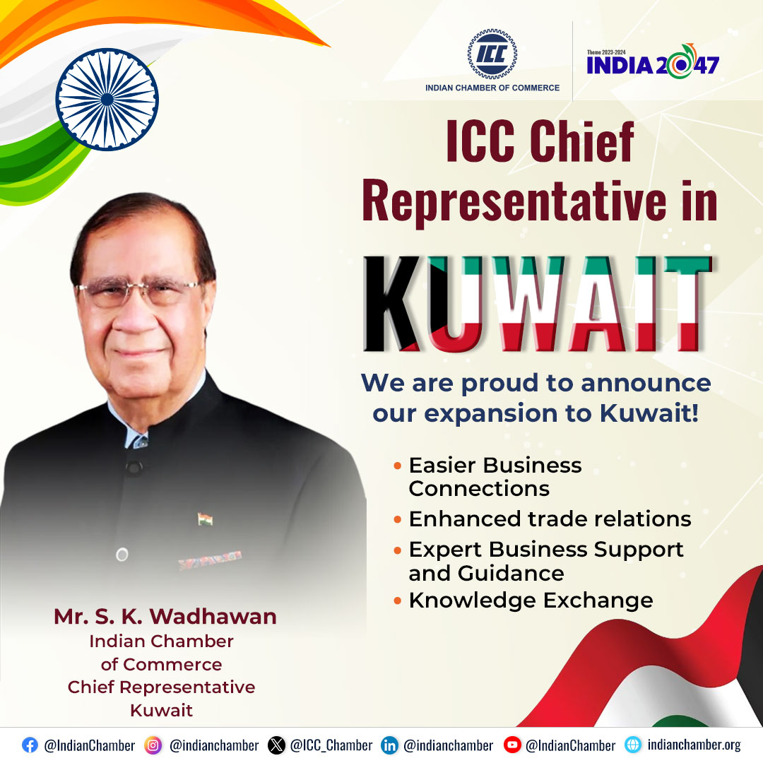 We're pleased to announce that Mr. S. K. Wadhawan, a renowned figure in the business world, has been appointed as the ICC Chief Representative for Kuwait. This marks a significant step in our strategic efforts to strengthen economic relations and foster growth. Join us in…