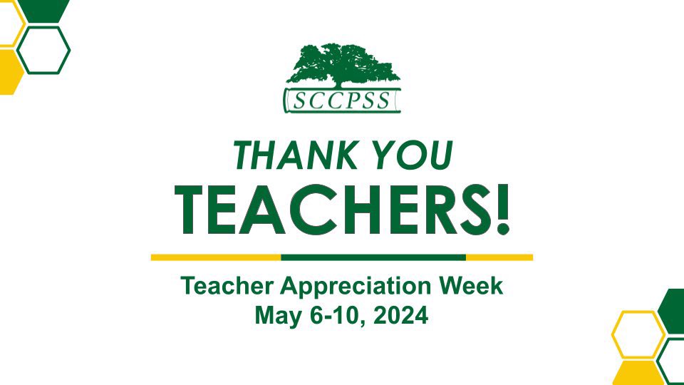 Happy Teacher Appreciation Week to all teachers that live in their purpose inspiring students, facilitating innovative learning experiences, demonstrating excellence through safe, caring, supportive environments. Your commitment is essential & appreciated❤️@Teachsavannah @SCCPSS