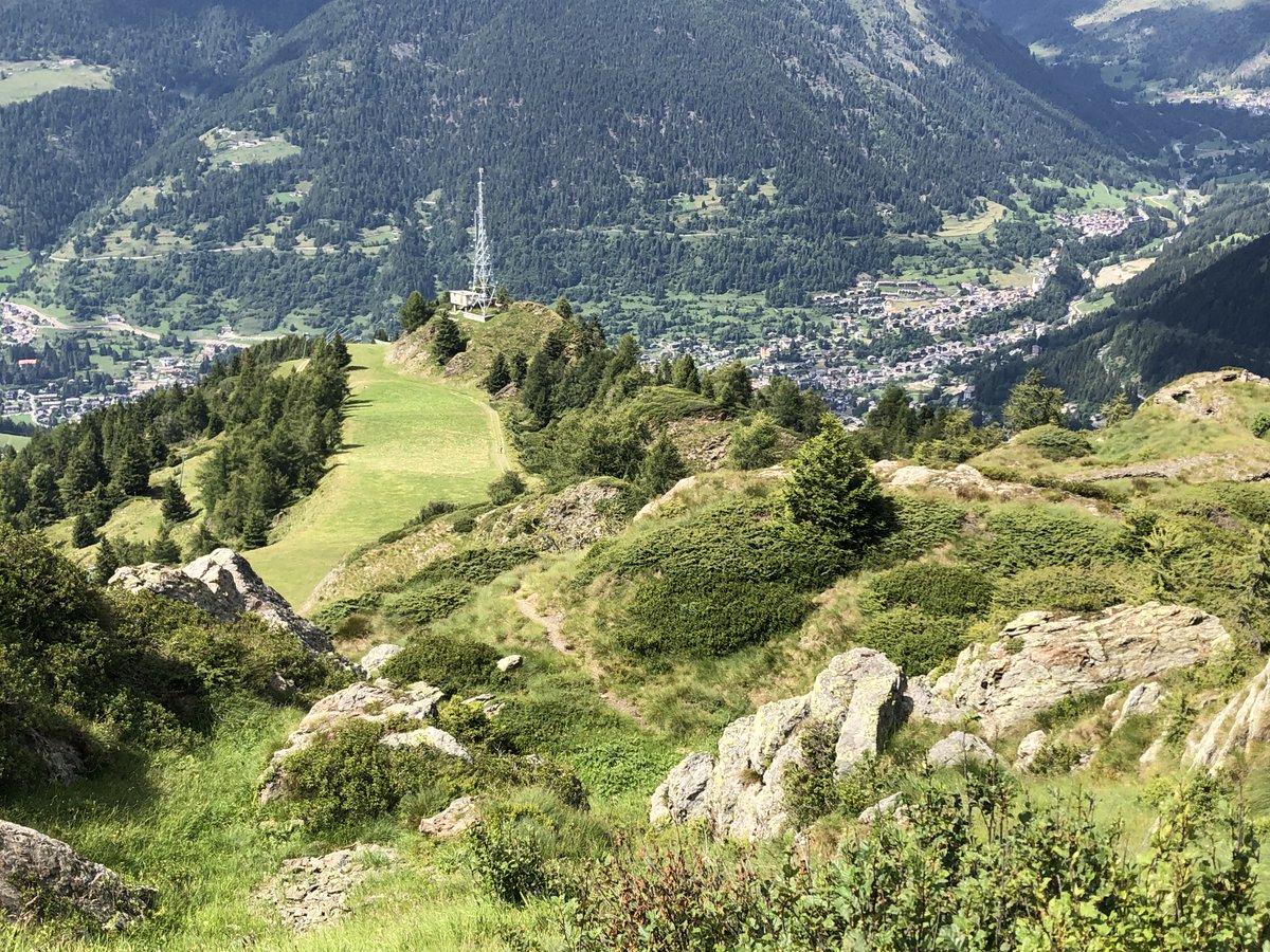 DeanSherringham's tweet photo. Corno d’Aola - WW1 fort on the ITA-AUT border with views onto the Tonale Pass. The fort can be reached from the village of Ponte di Legno walking up through forest and ski fields https://t.co/L2Nusqk0Ea