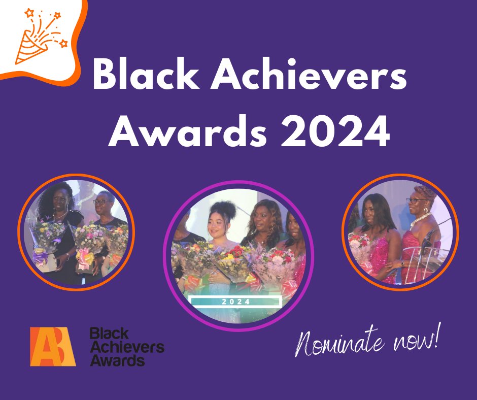 🎉🏆 Nominations are now open for all nine categories in this year's Black Achievers Awards - including the prestigious Community Award 2024, sponsored by ourselves! Find out more and make a nomination: buff.ly/46zgzcd 📅 The deadline for nominations is Fri 30 August.