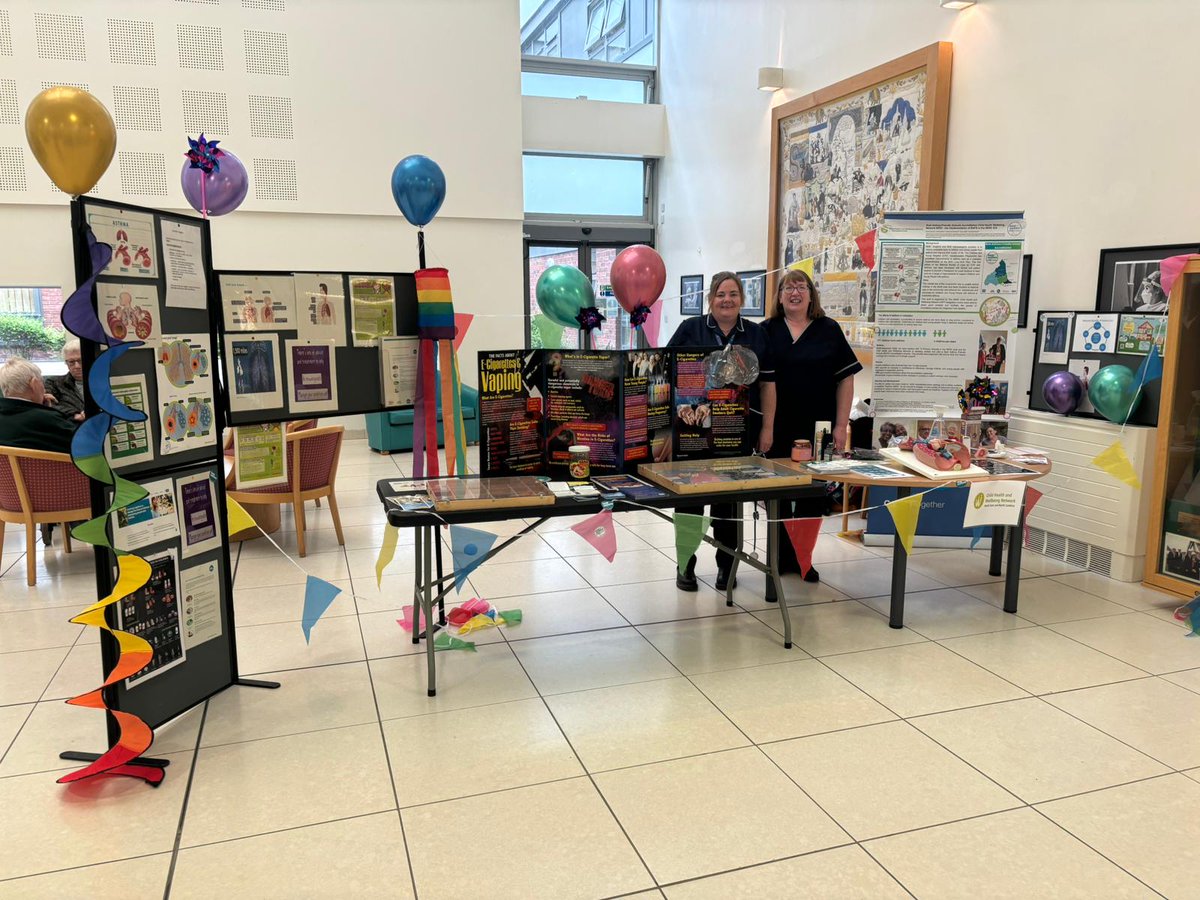 Our Community Asthma Advisors are set up at James Cook Hospital for #WorldAsthmaDay - pop along and say hello if you are there today! #WAD2024 @BeatAsthmaUK @Dauncey1Louise @HeatherCorlett1 @NENC_NHS