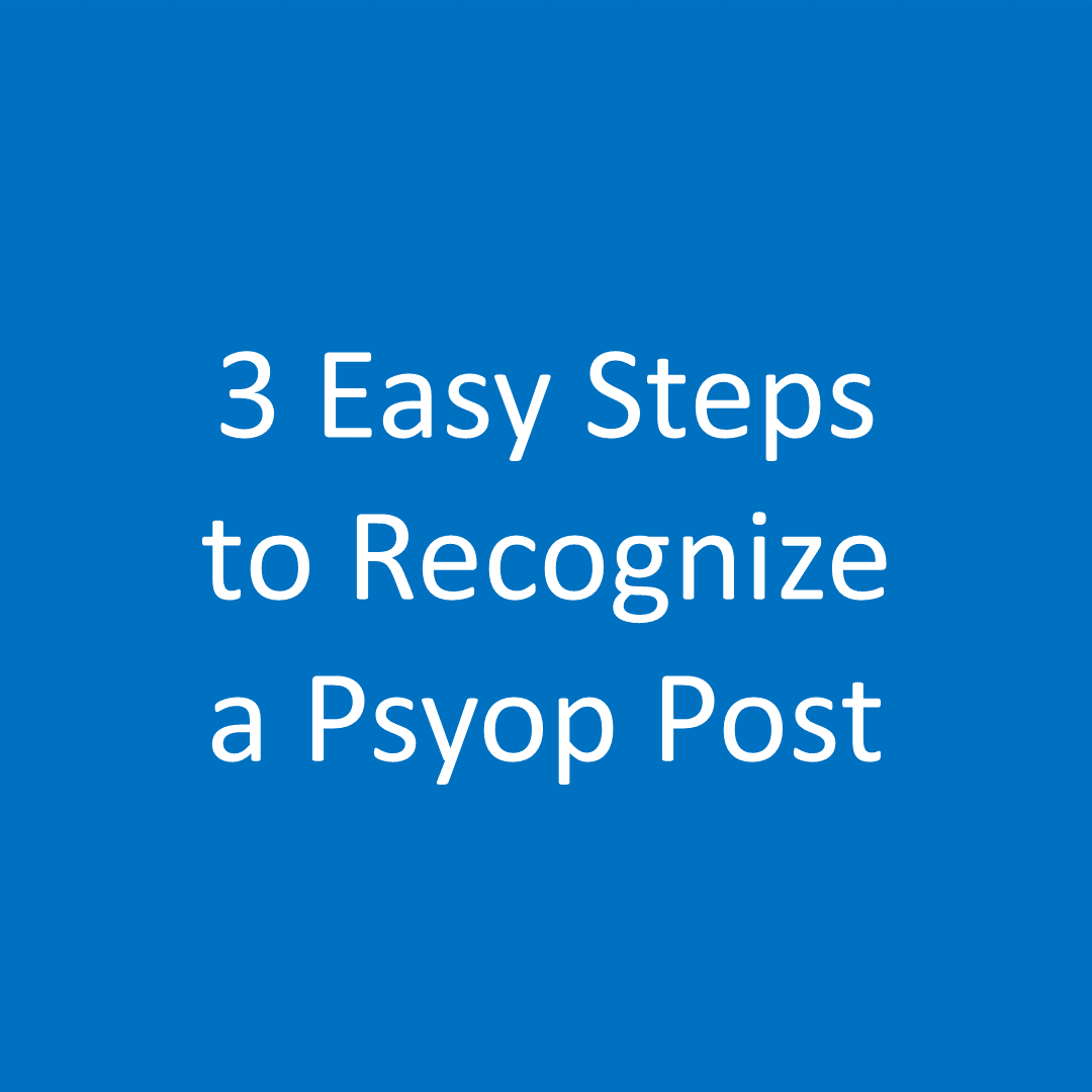 Three easy steps to recognize a psyop post:

1. Check the source.
2. Verify facts.
3. Analyze emotions.

Let's stay vigilant and protect ourselves from misinformation!

#PsyOps #TruthWins #TrustInScience #SocialMedia #MediaLiteracy