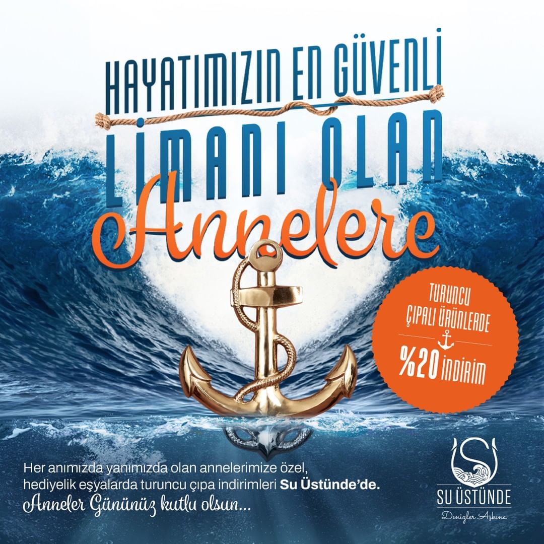 Hayatımızın en güvenli limanı annelerimizin, Anneler Günü'nü en özel hediyelik eşyalarla kutlamak ister misiniz?
🛒 suustunde.com
#suüstünde #annelergünü #hediye #kampanya #hediyelik #hediyelikeşya #gemimaketi #annelergünühediye #annelergunuhediyesi #annelergünükampanya