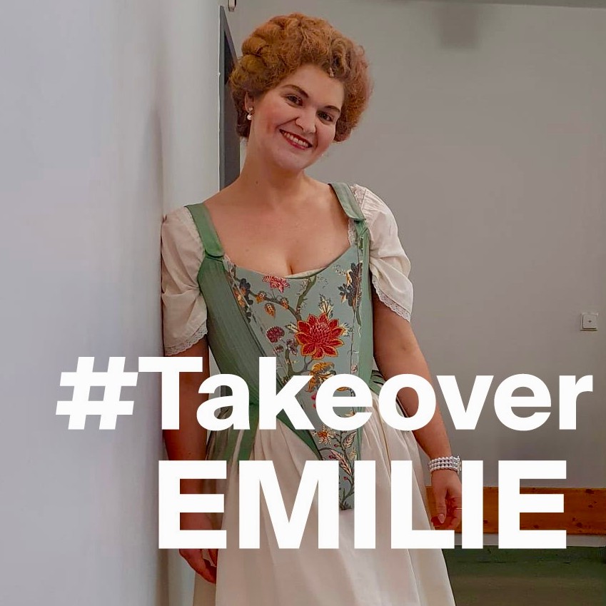 Morgen Abend übernimmt unser Ensemblemitglied Maren Schwier unseren Instagram-Account und nimmt euch #backstage mit! Maren ist eine der vier Darstellerinnen, die auf der #Bühne #emilieduchâtelet verkörpern. #Premiere EMILIE am 11.5. – Infos&Karten: bit.ly/stmz-emilie