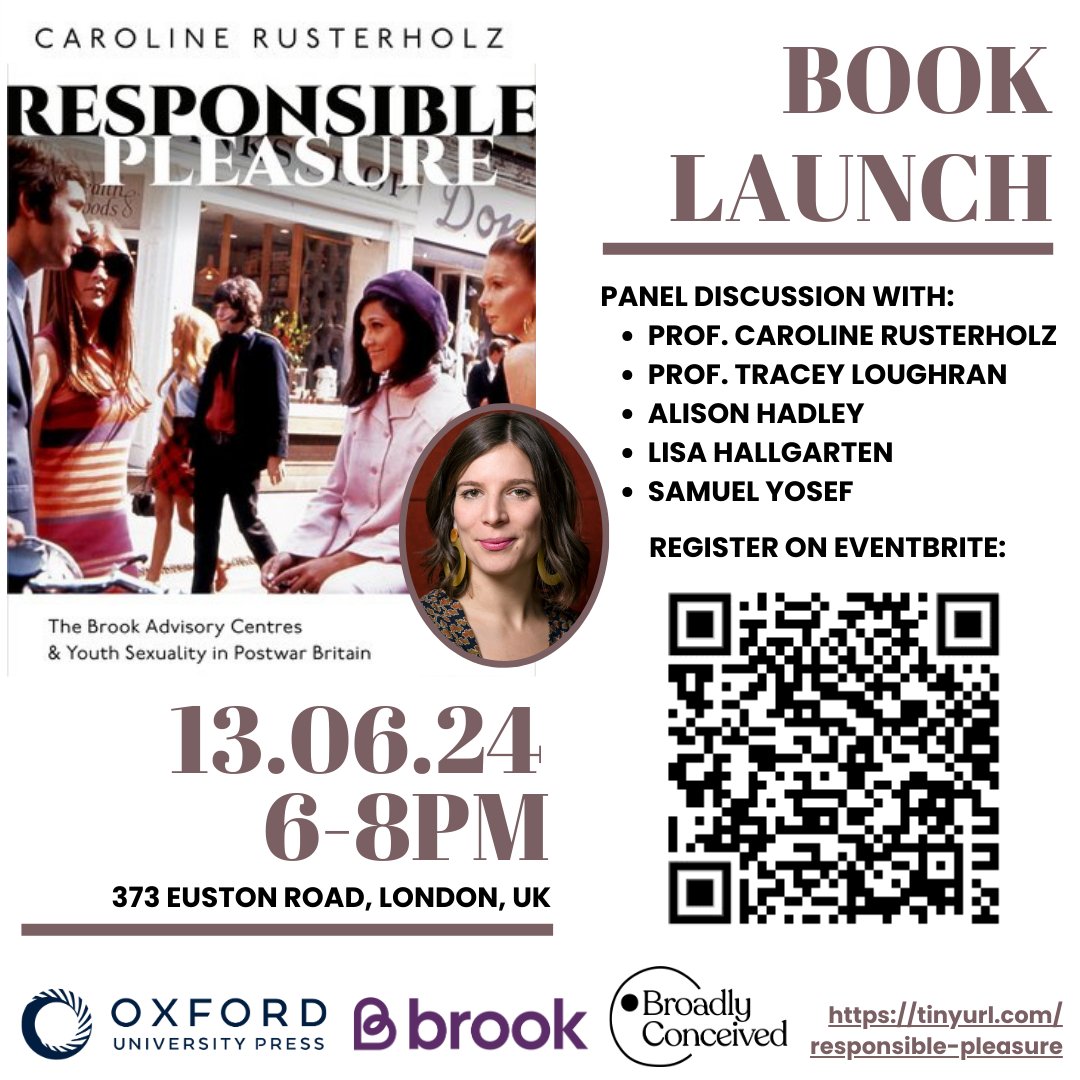 I am co-organizing with @BrookCharity and @BConceived a very nice event for my book launch on the 13th of June. Please book in advance and come along tinyurl.com/responsible-pl… and come along