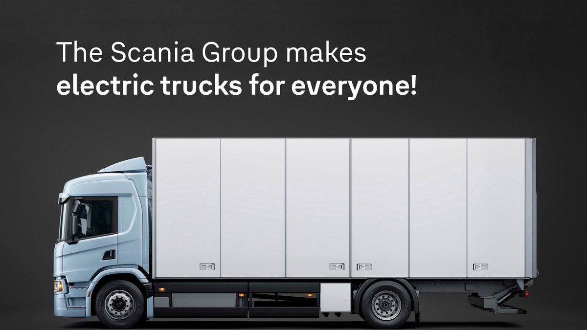 🚚🔌 Check out how @ScaniaGroup is engineering electric #trucks suitable for all needs!

💡 Expansion of BEV axle configurations and cab options;
💡 Green batteries, lasting for 1.3M kilometers = truck lifetime;
💡 More power take-off solutions to improve daily operations.
