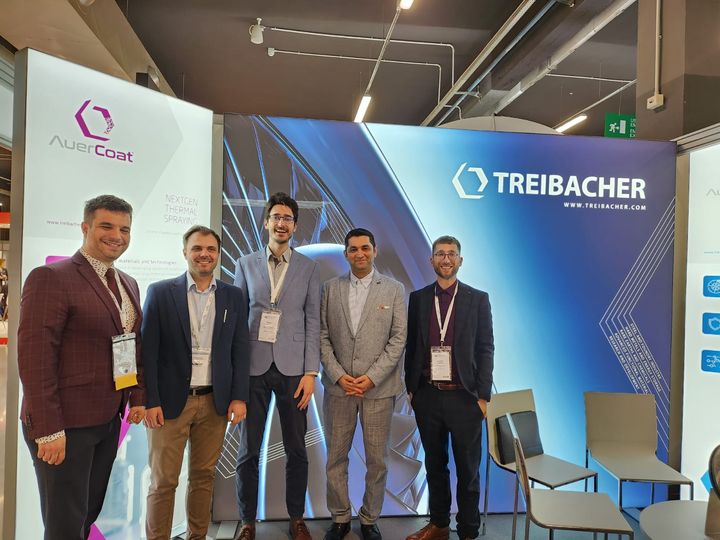 Our #CLiCAM project's #ERATalent assoc. prof. Amir Pakseresht with the mentors from #Treibacher at international Thermal Spray Conference and Exposition (ITSC) held in Milan, Italy, from 29.4. to 1.1. 2024.