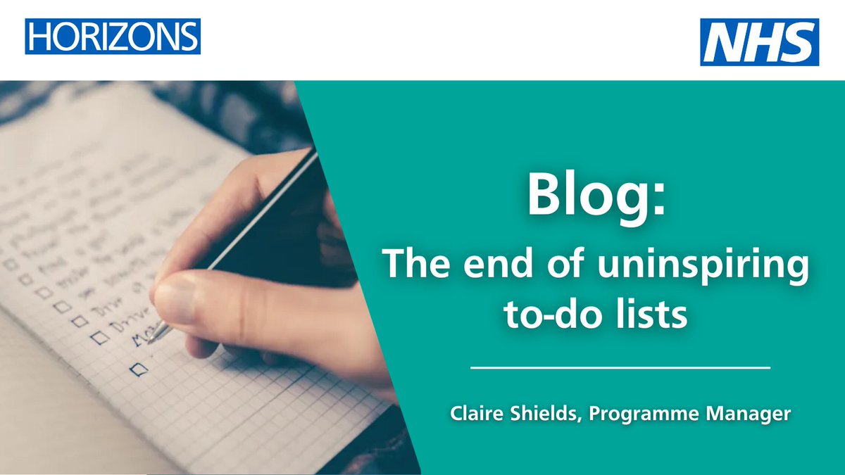 Wondering how you can boost productivity? In this blog, @Claire_Shldsy discusses the importance of setting boundaries and how splitting your to-do list into three different categories can help improve productivity and fulfilment 📝 👉 horizonsnhs.com/the-end-of-uni…