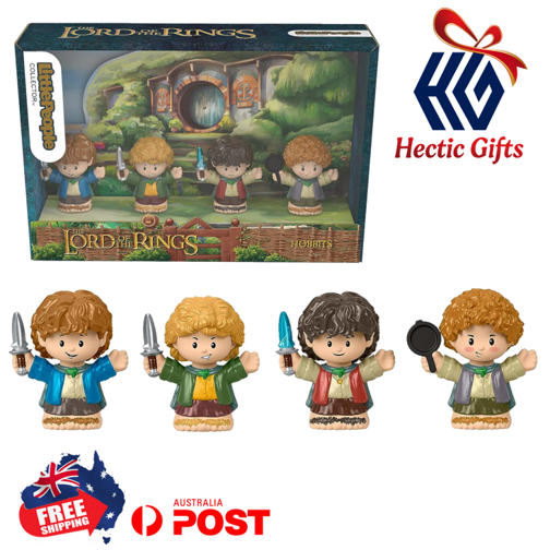 NEW Fisher Price - Lord of The Rings: Hobbits Little People Collector Set ow.ly/iiJq50PWwyY #New #HecticGifts #FisherPrice #LittlePeople #LordOfTheRings #Hobbits #CollectorsEdition #Figurines #Set #FreeShipping #AustraliaWide #FastShipping