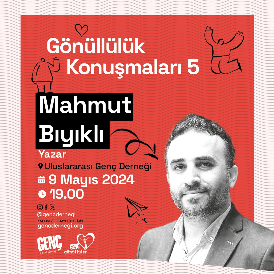 Gönüllülük Konuşmaları ✨️

İki hafta aralıklarla konuklarımızı ağırladığımız 'Gönüllülük Konuşmaları' serimizin beşincisiyle gençlerle buluşuyoruz.
'Program beyefendilere yöneliktir.'