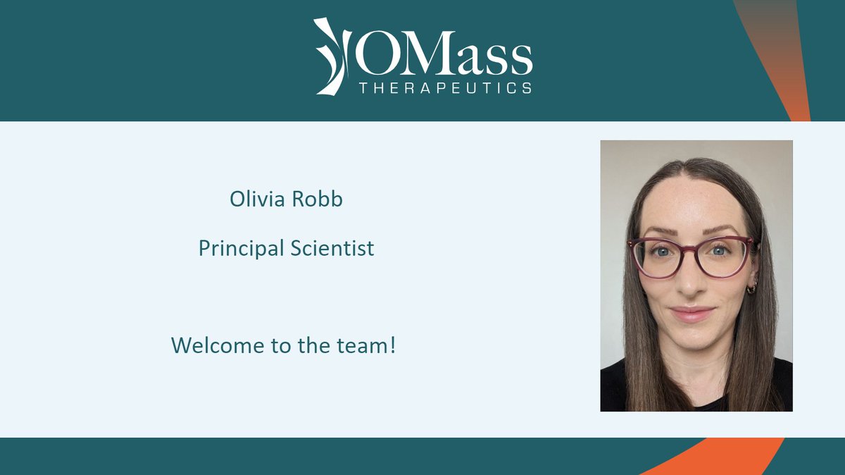 A big welcome to Olivia Robb who joins our team as Principal Scientist. Our team continues to expand as we enter an exciting stage of development. To learn more about OMass, visit our website: omass.com #drugdiscovery #immunology #MassSpec