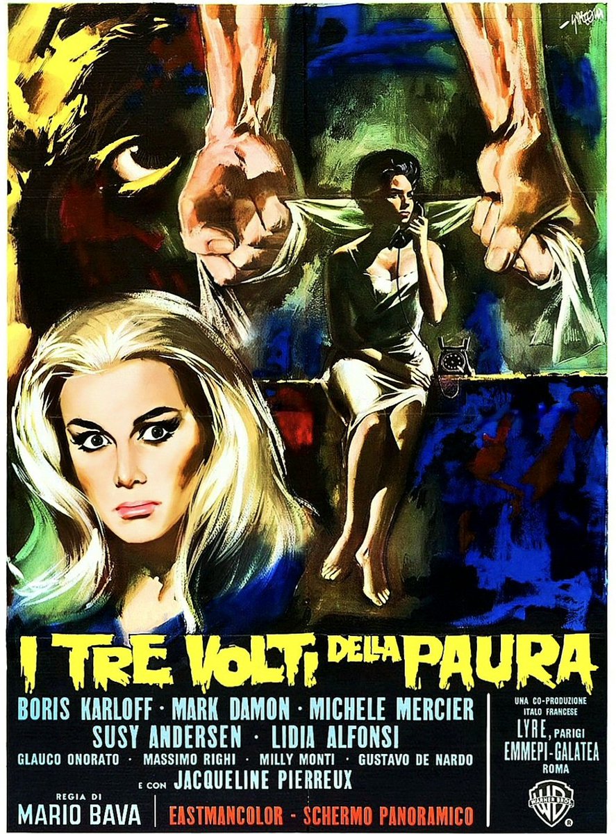Three Faces of Fear. 1963. Better known by its badly cut, re-filmed and re-edited release title Black Sabbath. Bava's original is Italian gothic gold. #horrorcommunity #horrorfamily #horrormovie #horrorfilm #horrorfam #classichorror #horroraddict #horrorfan #mutantfam #mariobava