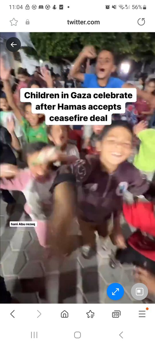Meanwhile in the rest of the world, here are Palestinian children celebrating the ceasefire that won't happen because Israel refuse it. #EurovisionSongContest #eurovis