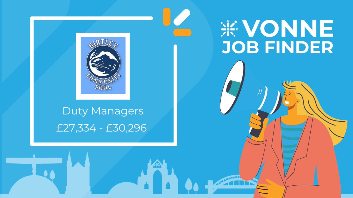 Duty Managers, Birtley Community Aquatic Centre, £27,334 - £30,296

vonne.org.uk/vonne-jobs-det…

#CharityJobs #NorthEastJobs #GatesheadJobs