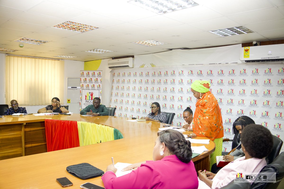The Chairperson of the #CommonwealthWomenParliamentarians explained the group's mission for the advocacy visit.  They recognized the NCCE’s role in public education and advocacy

 #WomenEmpowerment #PoliticalParticipation #GenderEquality #WomenInPolitics #GhanaElections.