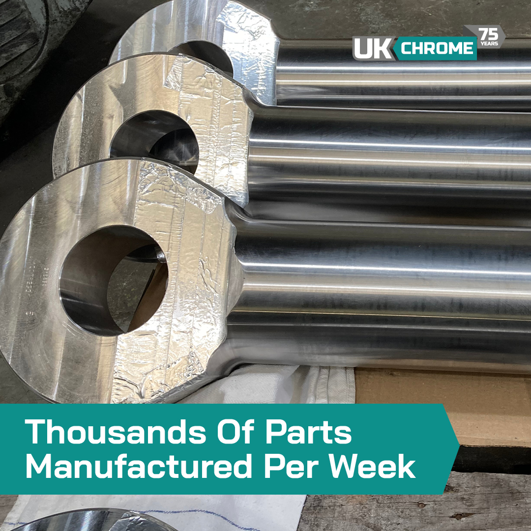 Our world class plating facilities produce thousands of OEM approved parts every week.

Learn more about us at: bit.ly/3Dkcbkj 

#UKChrome #Electroplating #SurfaceFinishing #EngineeringUK #UKManufacturing