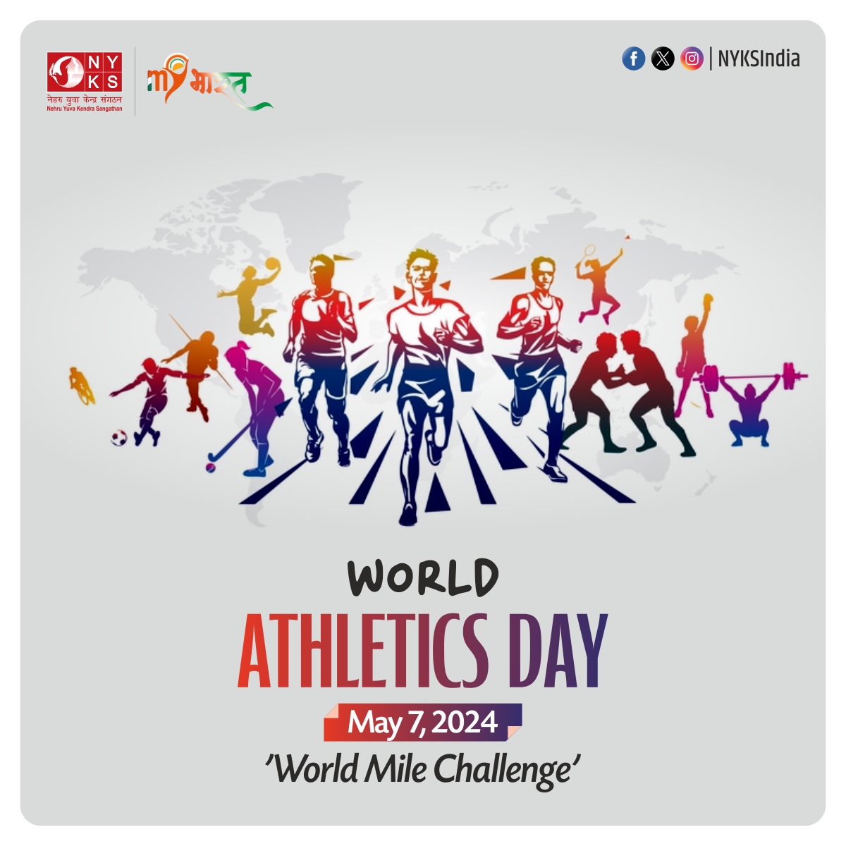 Step up, lace up, and celebrate the spirit of athleticism! 🏃‍♂️💨 Happy World Athletics Day to all champions, past, present, and future. #WorldAthleticsDay #Athletes #NYKS #Sports