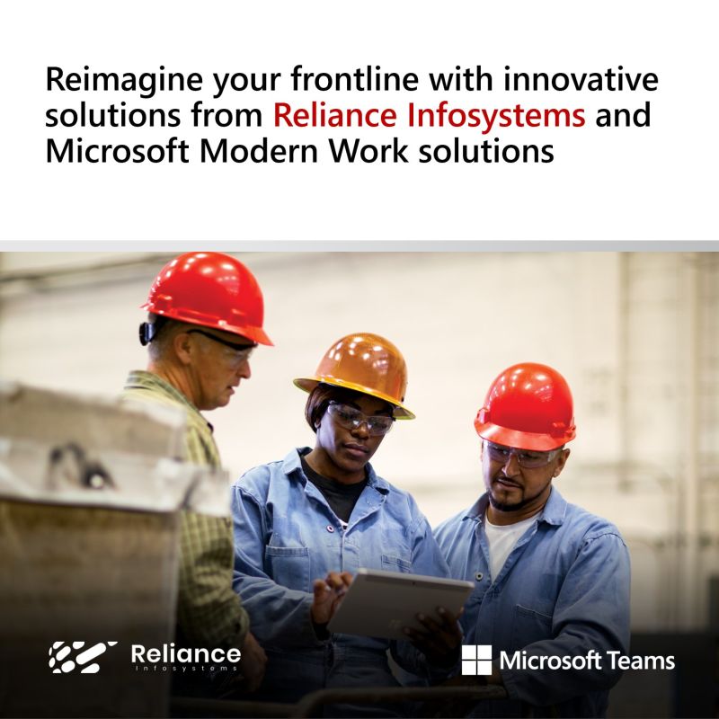 Let's help you discover new ways to empower your frontline worker to be more productive—to do more with less. In Modern Work, that means maximizing the impact of Microsoft 365 solutions. 

Click this link to get started: lnkd.in/dF8B_esu

 #FrontlineWorkers