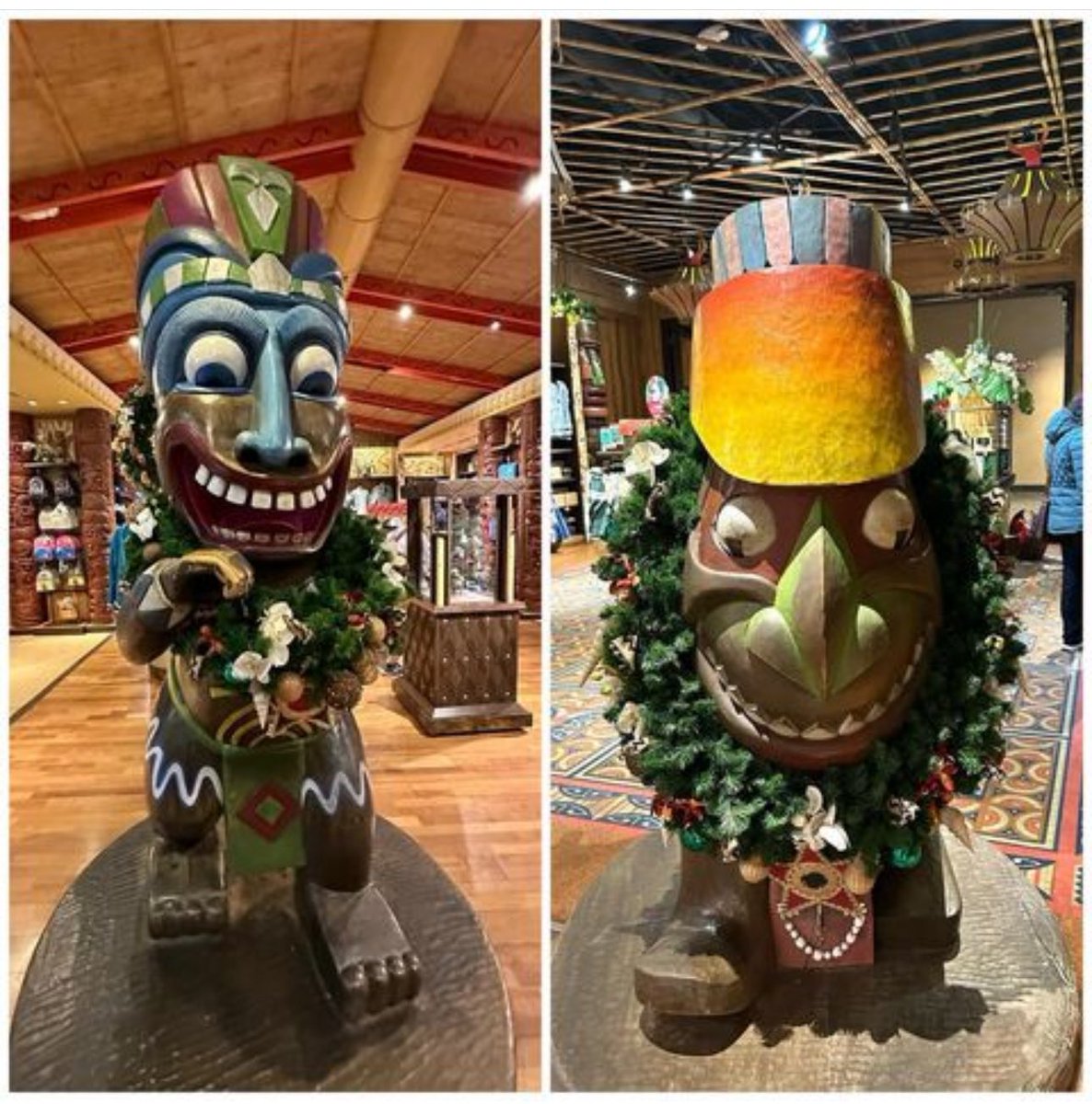 Tiki Tuesday. Never stayed at Disney's Polynesian Village Resort but we do visit often to shop, snack, or grab beverages. These tiki's are Disney's version of Walmart greeters. We did attend Spirit of Aloha Dinner Show 'luau' before it was discontinued and we have enjoyed the…