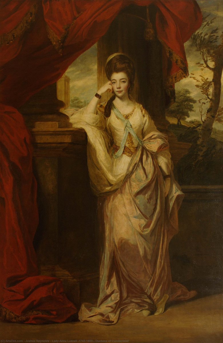 This was one of my favourite paintings at Waddesdon Manor this weekend. Anne Luttrell (1743–1808), Duchess of Cumberland by Reynolds. I like her casual attitude.